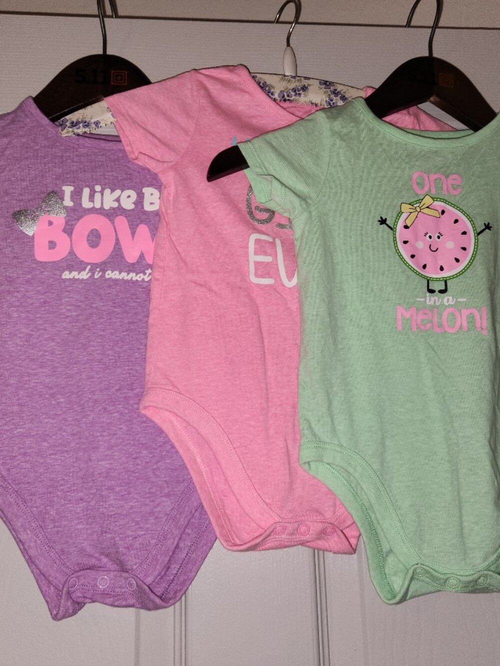 Garanimals Baby Girl Bodysuit Lot Size 24M Cute Graphic Shirts EUC